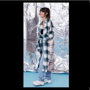 Nasty gal “Nothing Compares” plaid schacket